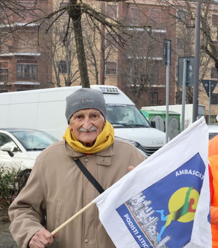 Aldo Marello alla sgambata di Capodanno (MerfePhoto)