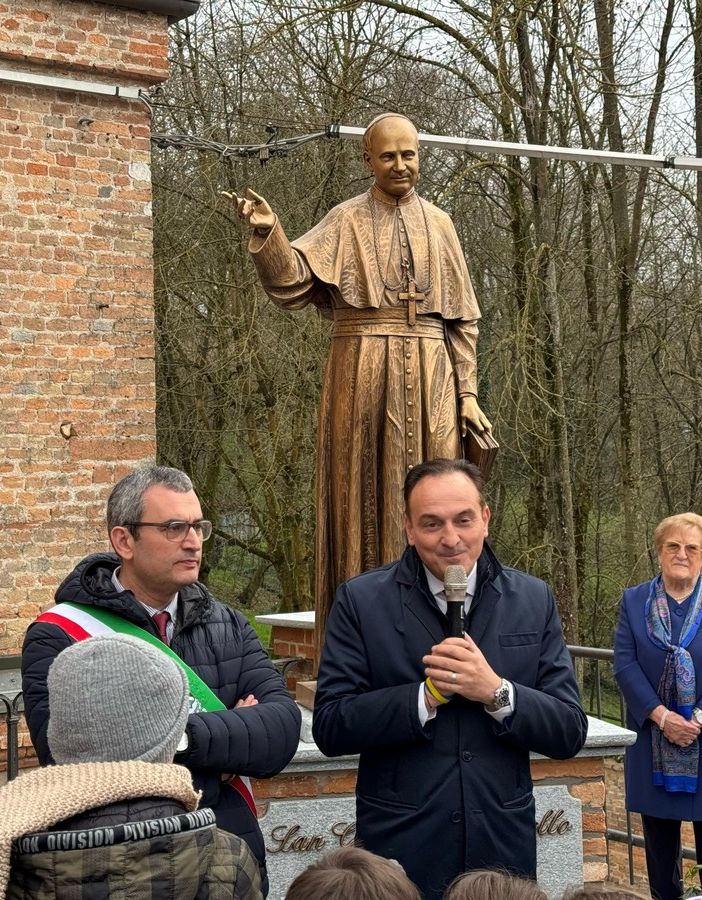 Il presidente Cirio e il sindaco Gamba