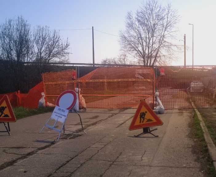 Il cantiere di via Ceca