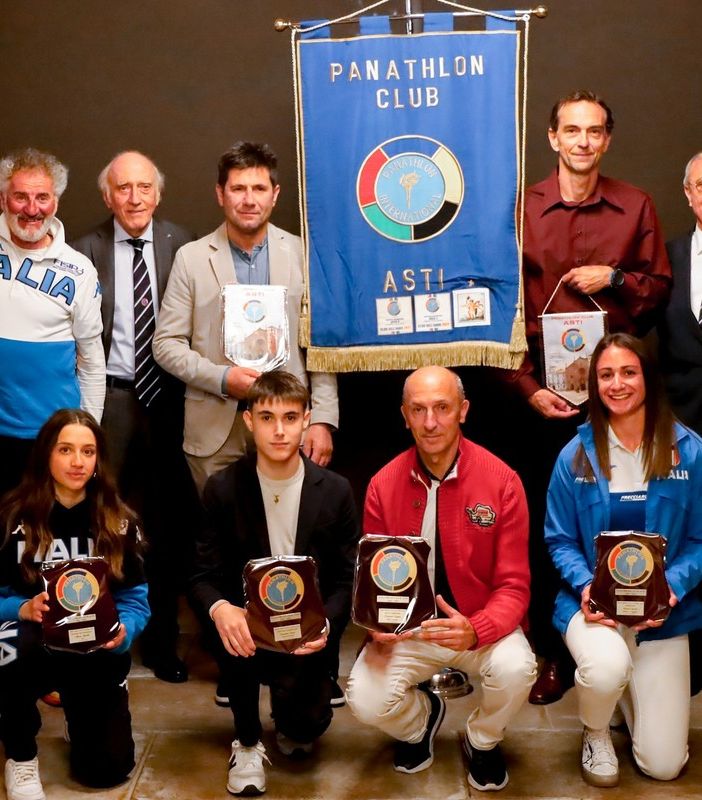 Consegnati i premi Panathlon 2024: celebrato il talento sportivo astigiano