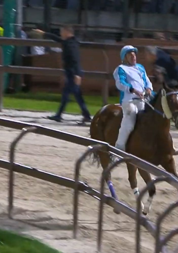 Un fotogramma della vittoria di Silvano Mulas