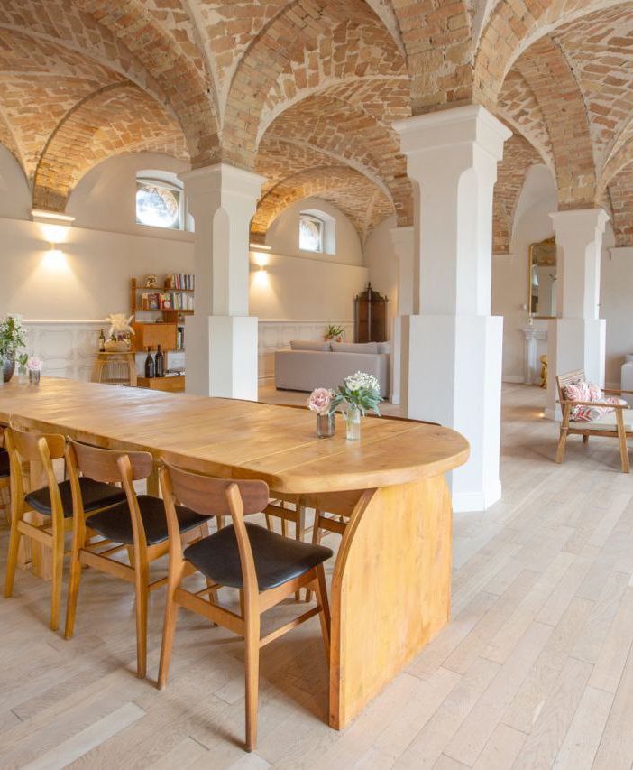 Antico refettorio ora adibito a sala comune con cucina