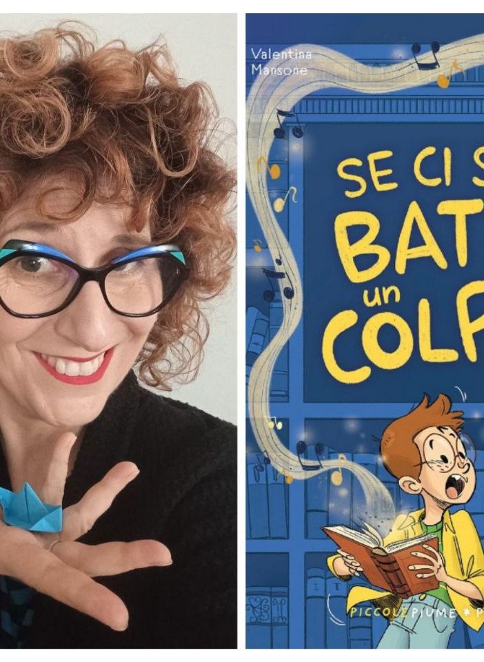 Valentina Mansone (immagine tratta dal suo profilo Facebook) e la copertina del suo nuovo libro