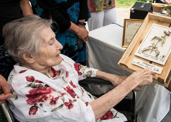 Maria Luisa Sotti alla prima edizione di Cellarinia