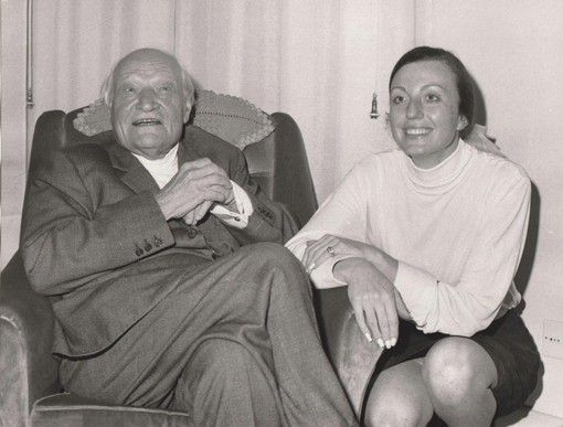 Un'immagine di Ungaretti con la sua giovane Musa Bruna Bianco