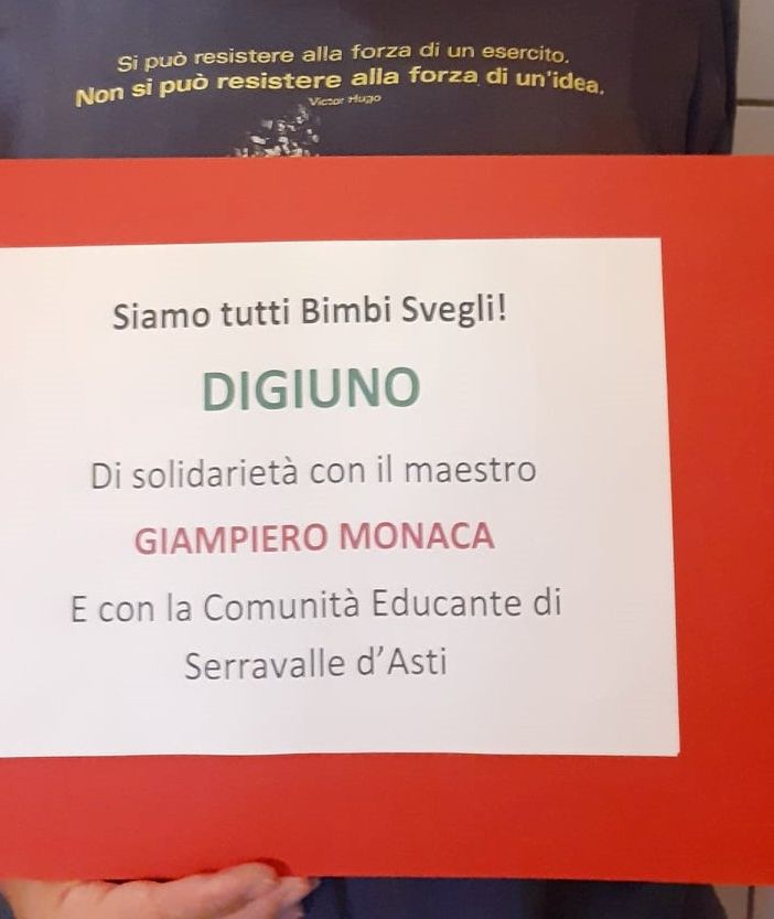 Cartello di solidarietà ai BimbiSvegli