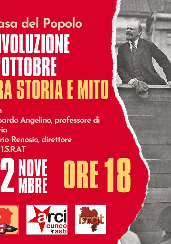 Alla Casa del Popolo si ricorda l'anniversario della Rivoluzione d'Ottobre con un dibattito