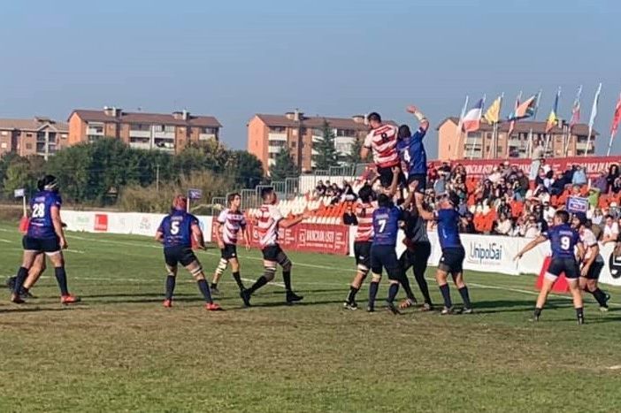 Un momento del match