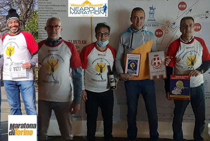 Fine settimana di fuoco per gli ambasciatori per lo sport della città di Asti