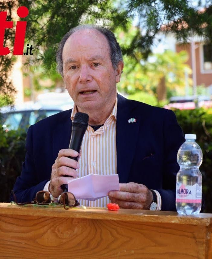 Luigi Florio in occasione delle celebrazioni del 25 aprile