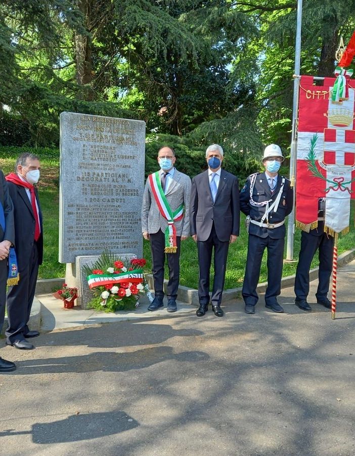 Celebrato il 25 Aprile nell'Astigiano, tra pensieri, riflessioni e letture [FOTO E VIDEO]