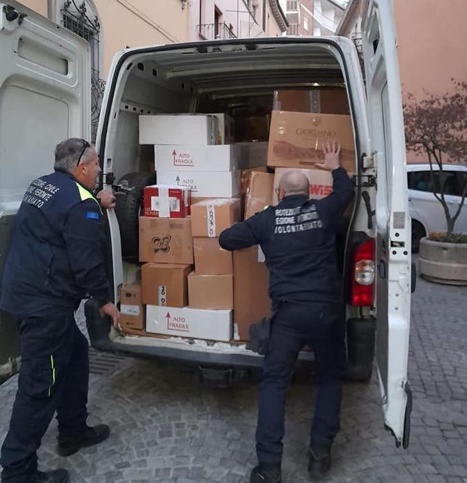 Moncalvo tende la mano all'Ucraina. Sul bus dell'Asp partito ieri anche l'infermiera Mara Redoglia