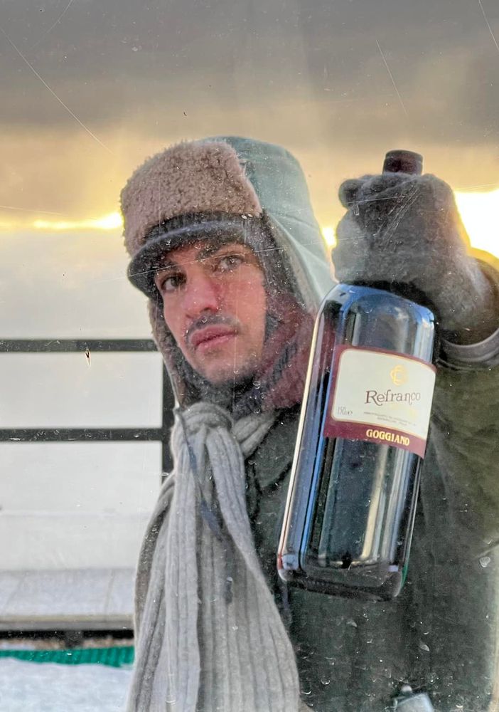 L'attore Simone Coppo, sul set, dedica il suo personaggio, Zaina, ai refrancoresi morti in guerra e mai più tornati