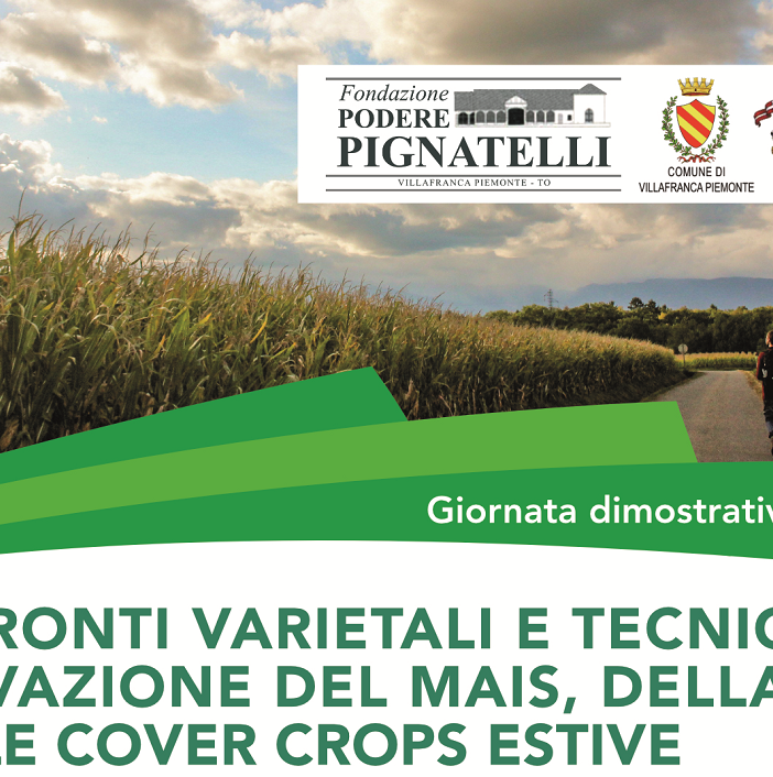 Mais e soia, una giornata dimostrativa alla Fondazione Podere Pignatelli