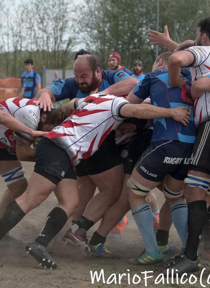 Un'immagine del match tra Monferrato Rugby e il Franciacorta