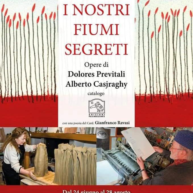 &quot;I nostri fiumi segreti&quot;: Casjraghy e Previtali alla Casa dell'Artista di Portacomaro