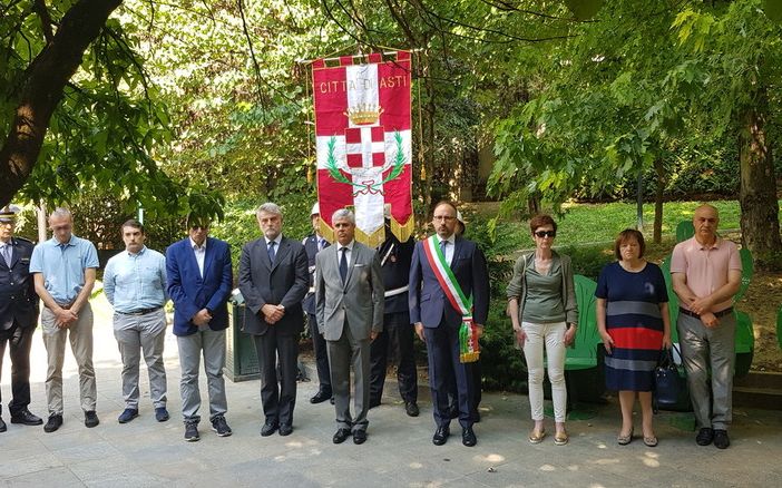 Un momento della cerimonia dello scorso anno