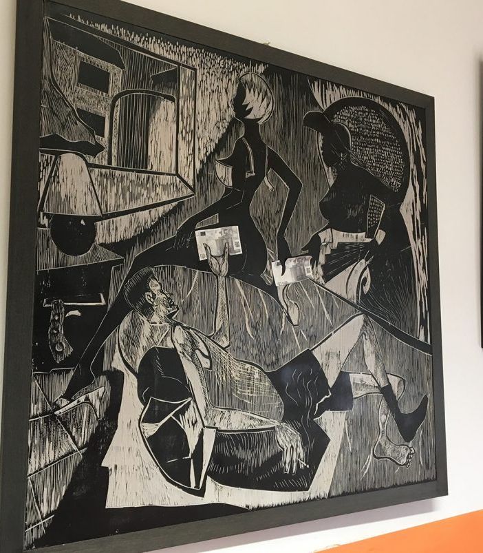 Quadro contro la tratta, sede Piam, Asti Ph Laura Nosenzo