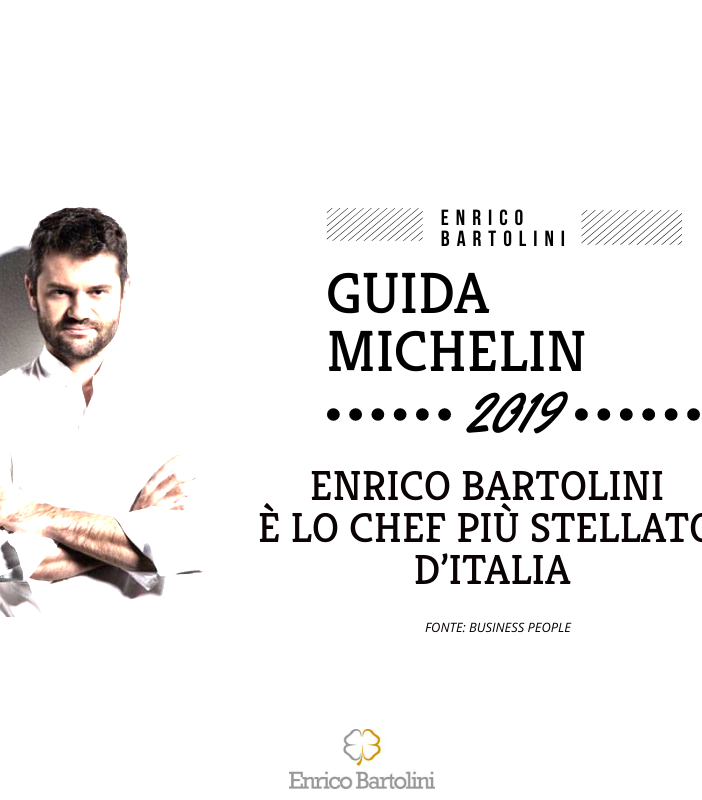 Enrico Bartolini : essere classico contemporaneo in cucina con 6 stelle Michelin