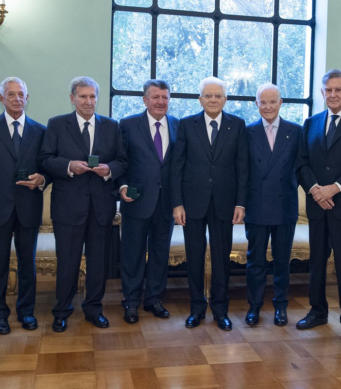 Il Cavaliere del Lavoro Lorenzo Ercole al Quirinale per celebrare i 25 anni della nomina di cavalierato