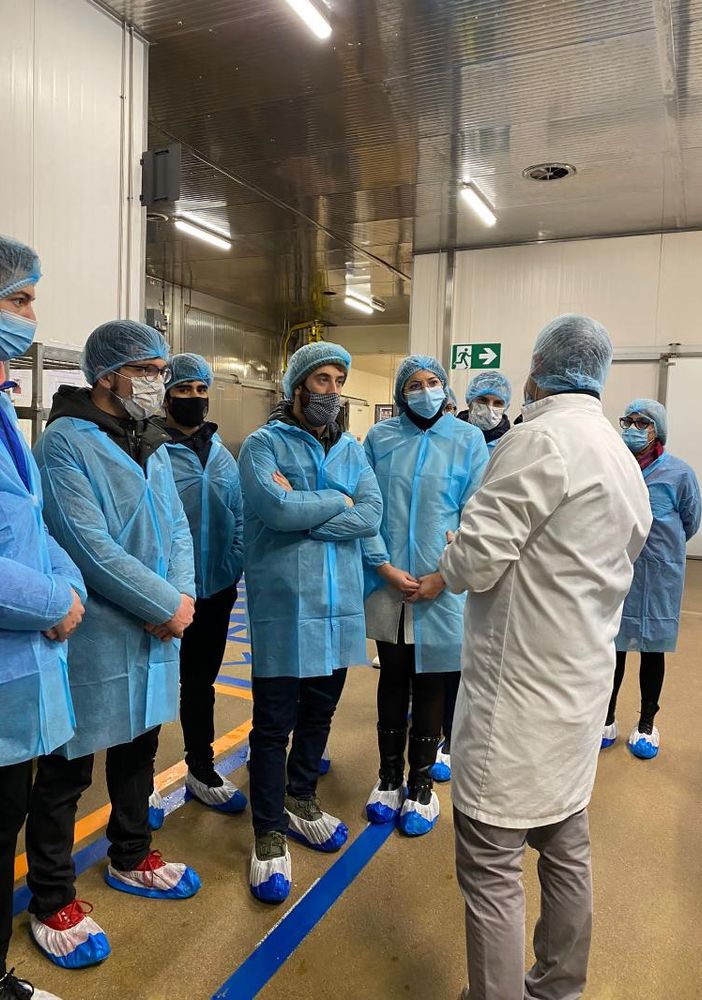 Gli studenti dell’Università del Gusto di Pollenzo in visita allo stabilimento Raspini