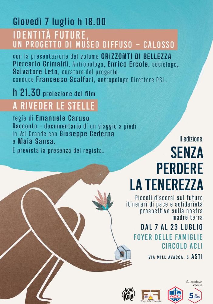 Dal 7 al 23 luglio il festival &quot;Senza perdere la tenerezza&quot;, al Foyer delle famiglie