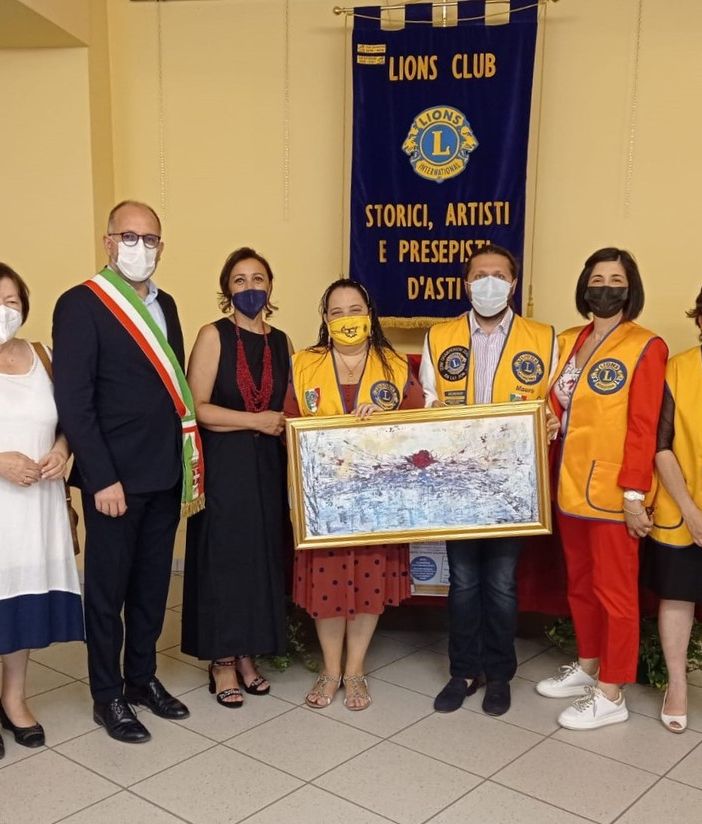 Foto di gruppo evento Lions club Storici, Artisti e Presepisti