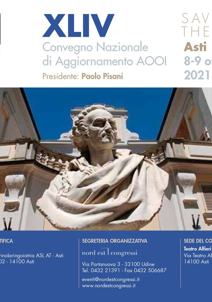 Ad Asti il convegno nazionale degli otorinolaringoiatri ospedalieri. In arrivo 200 medici da tutta Italia