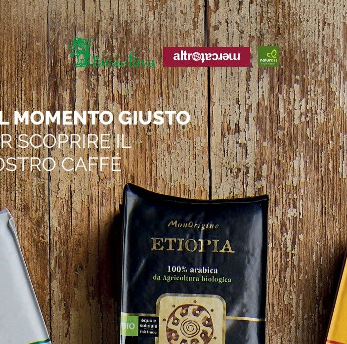 Da Rava e Fava si scopre il caffè di AltroMercato