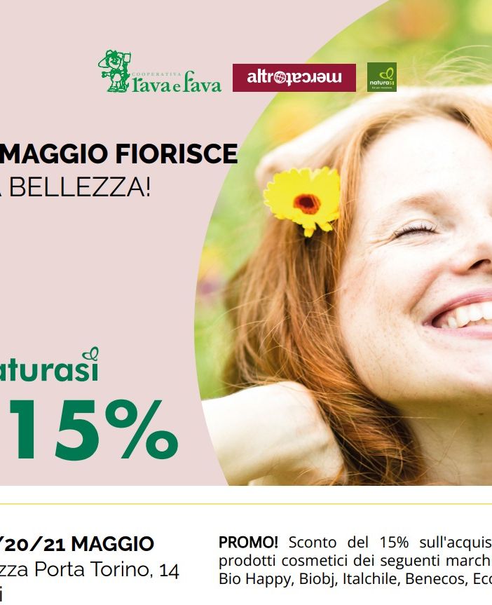 A maggio fiorisce la bellezza con il NaturaSì di Asti