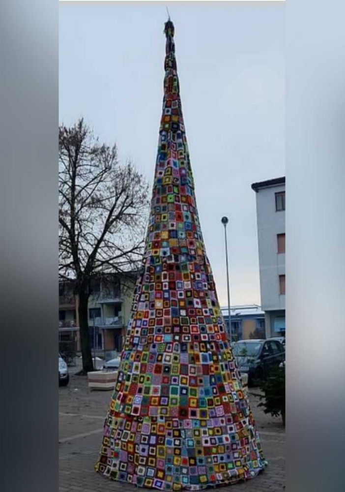 L'albero nella piazza di Calamandrana