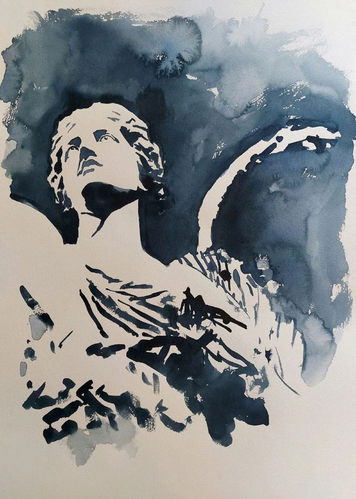 Ali di luce – Opera di Floriana Porta ispirata alla Dea della Vittoria, di F. Schaper
