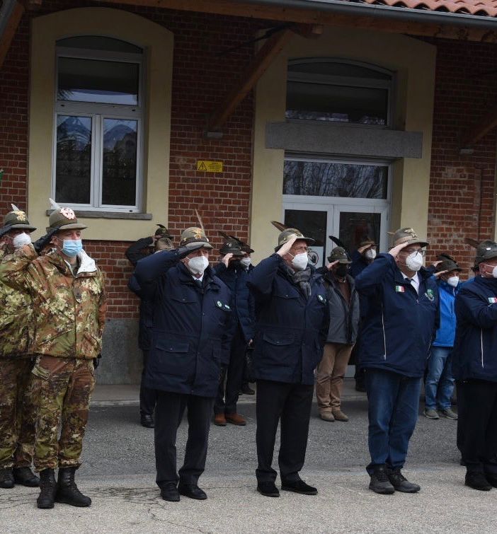 Centocinquanta alpini del primo Raggruppamento  al Polo universitario di Asti