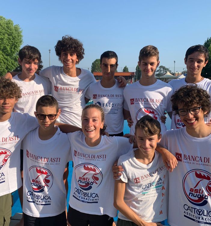 Nuoto: ottimi risultati dei giovani atleti astigiani ai Campionati Regionali