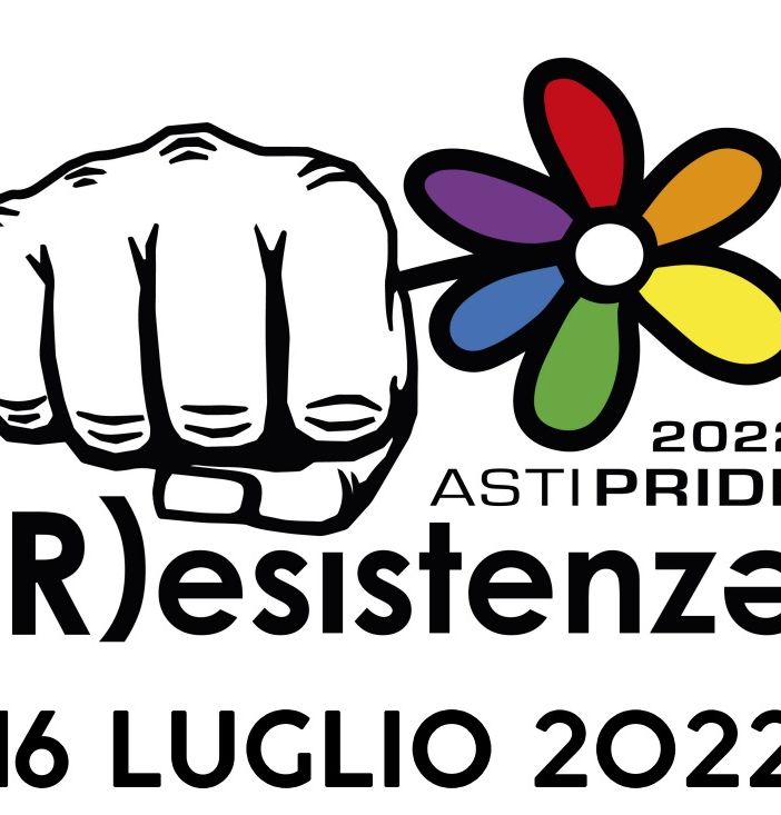 Il logo ufficiale dell'Asti Pride 2022