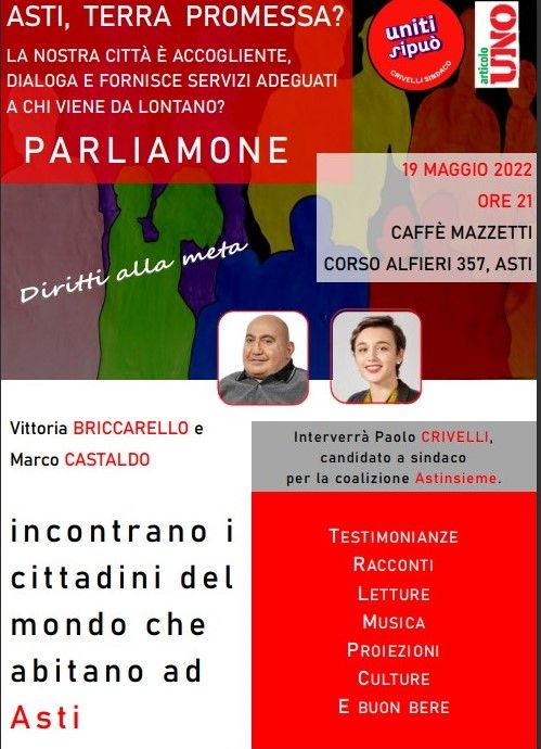 La locandina di presentazione dell'incontro