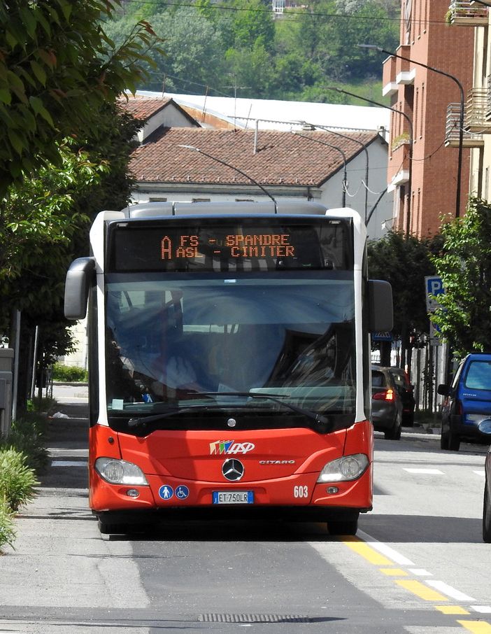 Un autobus della flotta urbana Asp