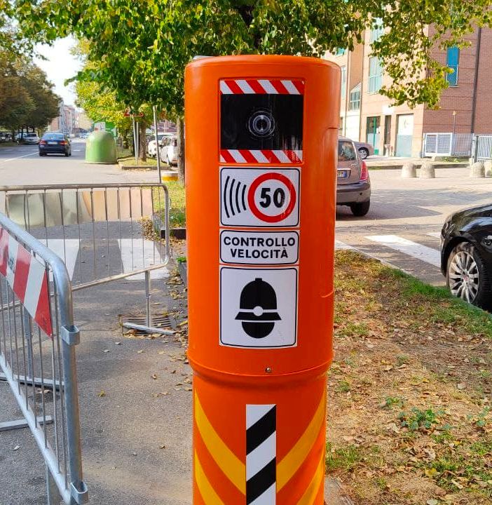 L'autovelox installato in via Torchio