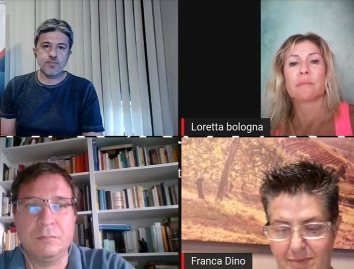 Un fermo immagine tratto dalla trasmissione di ieri sera