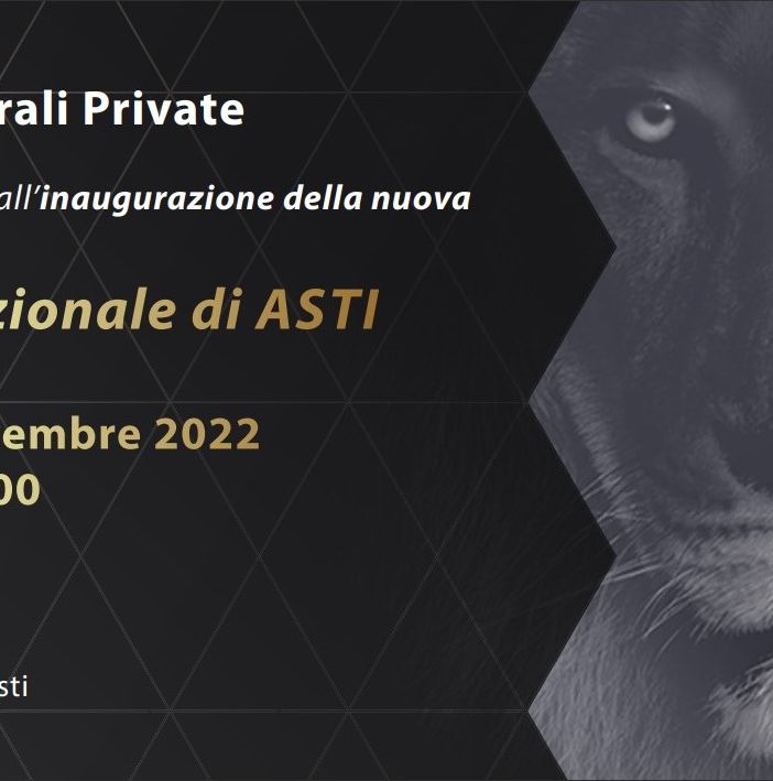 L'invito all'inaugurazione della nuova sede astigiana di Banca Generali