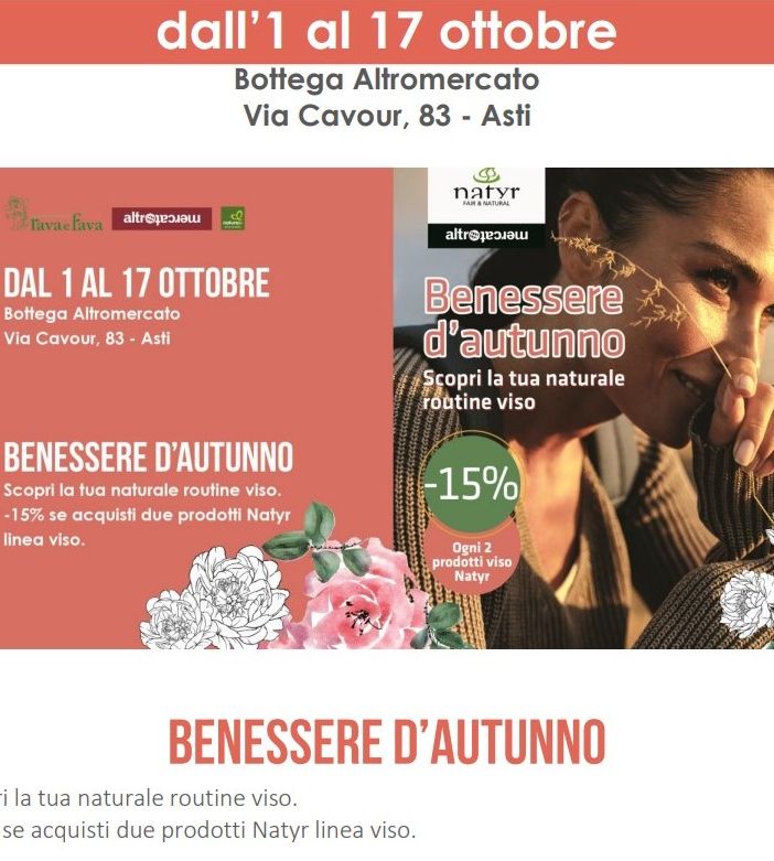 Nei punti vendita Rava e Fava tornano le promozioni di ‘Benessere d’Autunno’