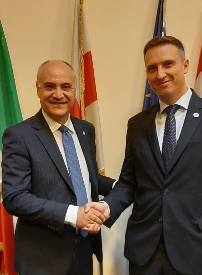 Giovanni Boccia con Emanuele Locci