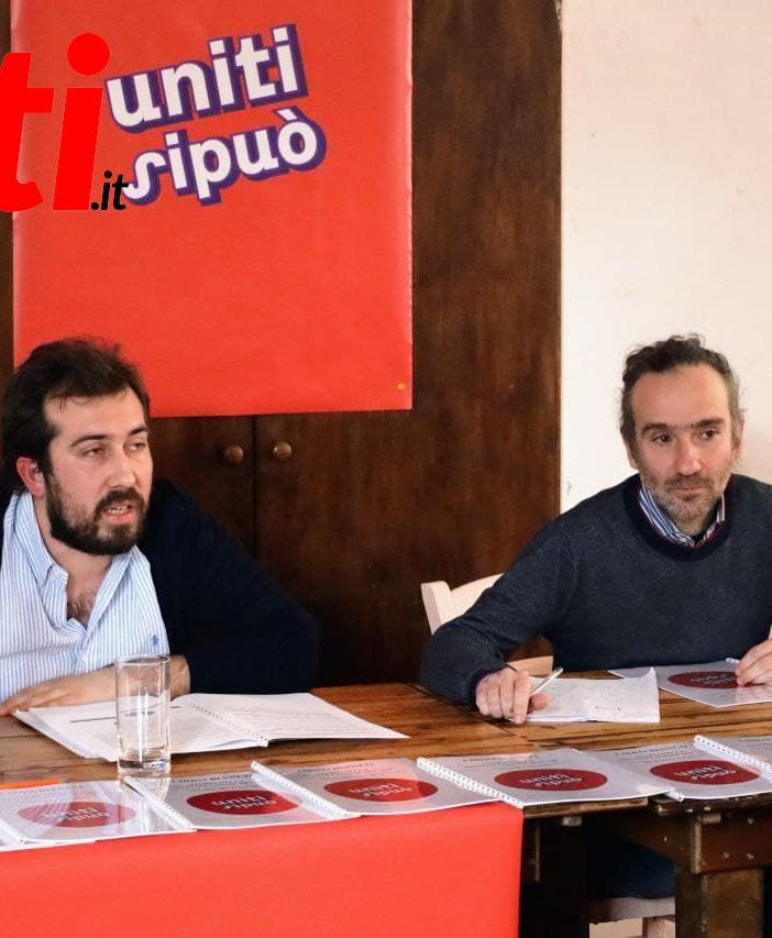 I consiglieri Bosia e Anselmo ritratti nel corso della conferenza stampa di presentazione del 'libro bianco' su Asp