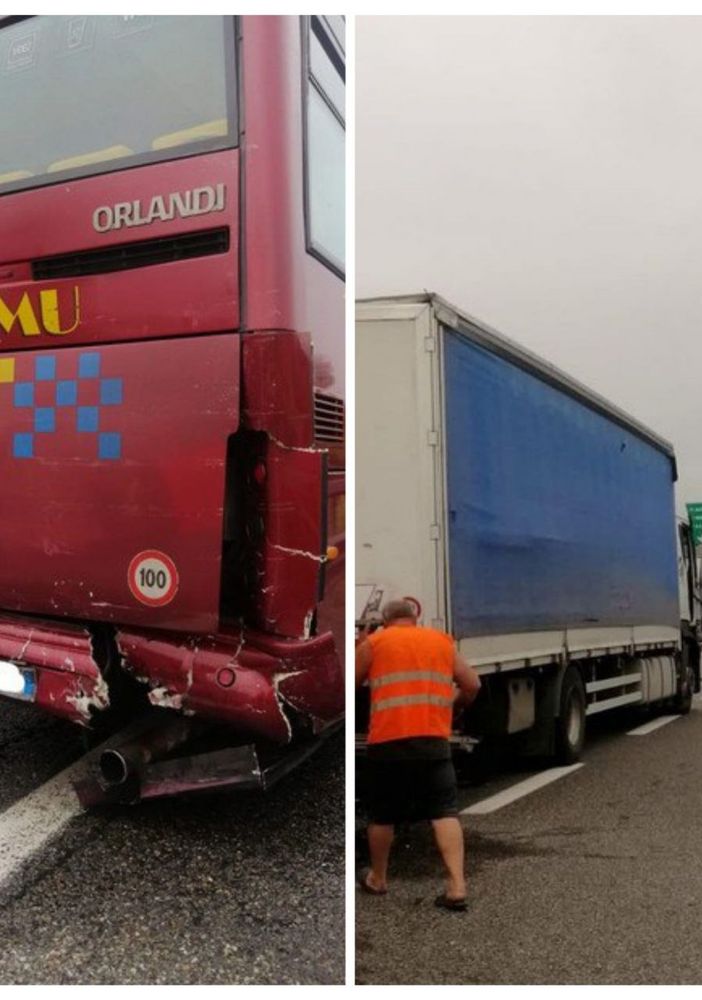 Incidente sulla tangenziale nord di Torino, nei pressi dello svincolo per Caselle: coinvolto autobus astigiano