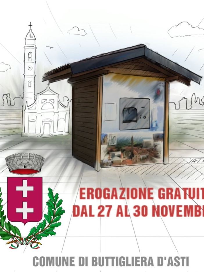 Buttigliera d’Asti: domani mattina verrà inaugurata la nuova casetta dell’acqua [VIDEO]