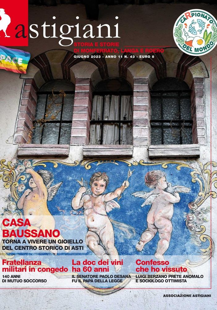 Oggi la presentazione di Astigiani di giugno: una famiglia di artisti, i 60 anni della legge sulle DOC e molto altro