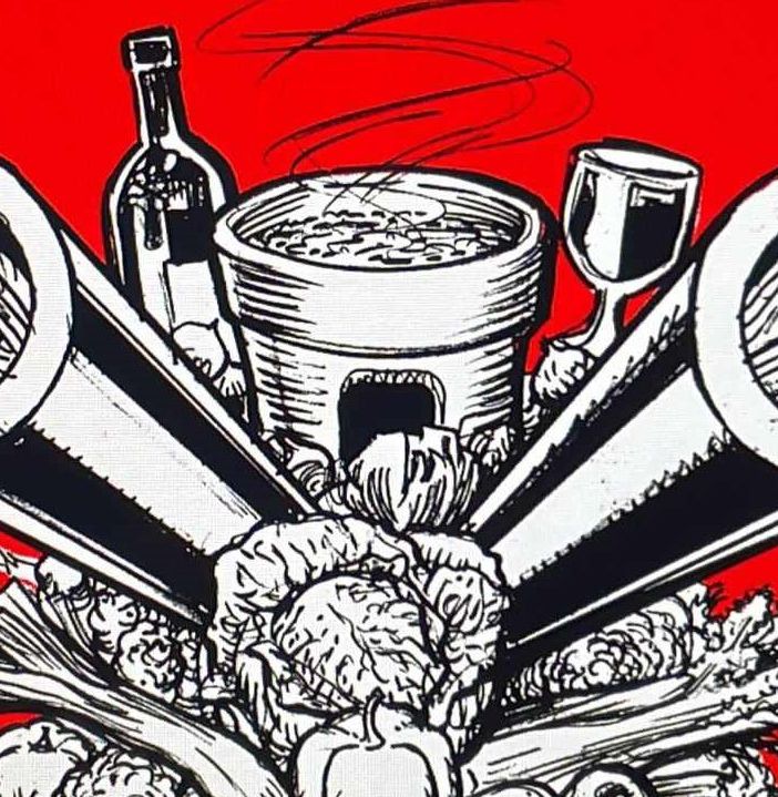 Cardi e cannoni nel nuovo bavagliolone del Bagna Cauda Day