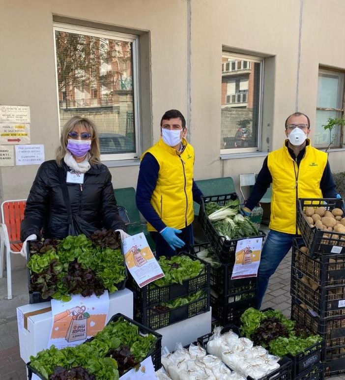 Coldiretti Asti ha effettuato la seconda consegna della “Spesa Sospesa” alla mensa sociale di Asti