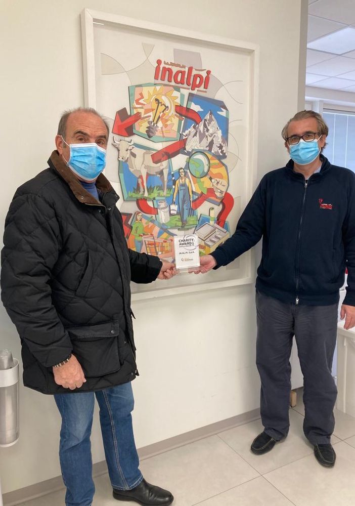Per Inalpi il Charity Award 2021 del Banco alimentare