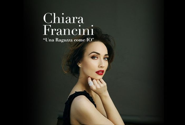 Chiara Francini ritratta in un'immagine promozionale dello spettacolo in scena a Moncalvo